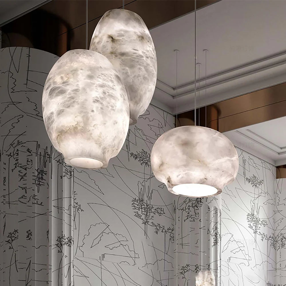 Camille Alabaster Chandelier