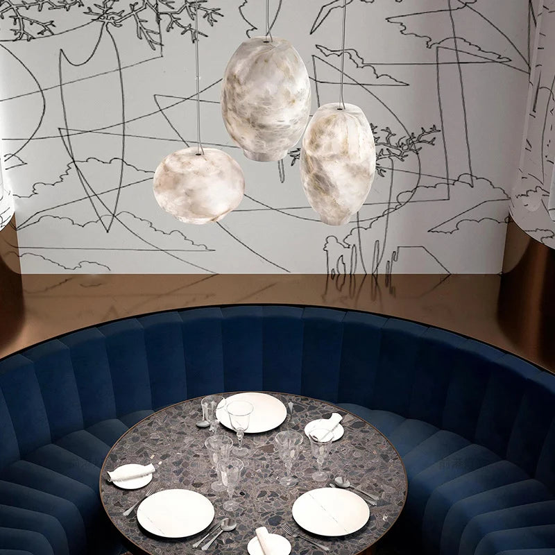 Camille Alabaster Chandelier
