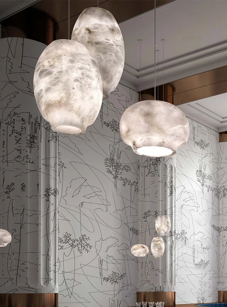 Camille Alabaster Chandelier
