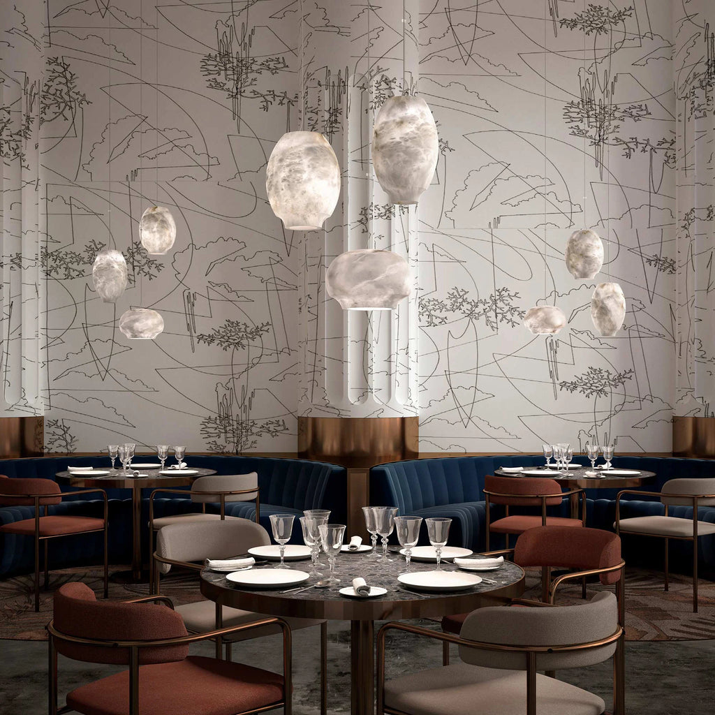 Camille Alabaster Chandelier