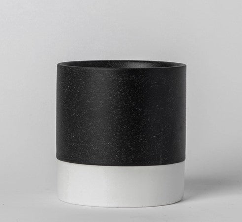 Two-Tone Ceramic Toothbrush Holder