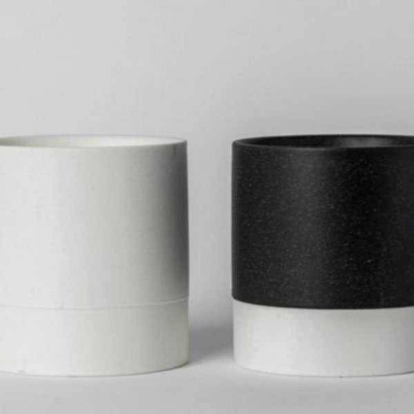 Two-Tone Ceramic Toothbrush Holder