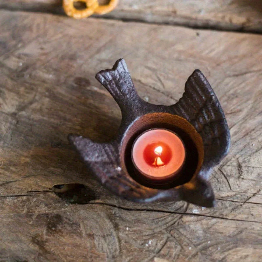 Candlestick - Retro Cast Iron 2PCS
