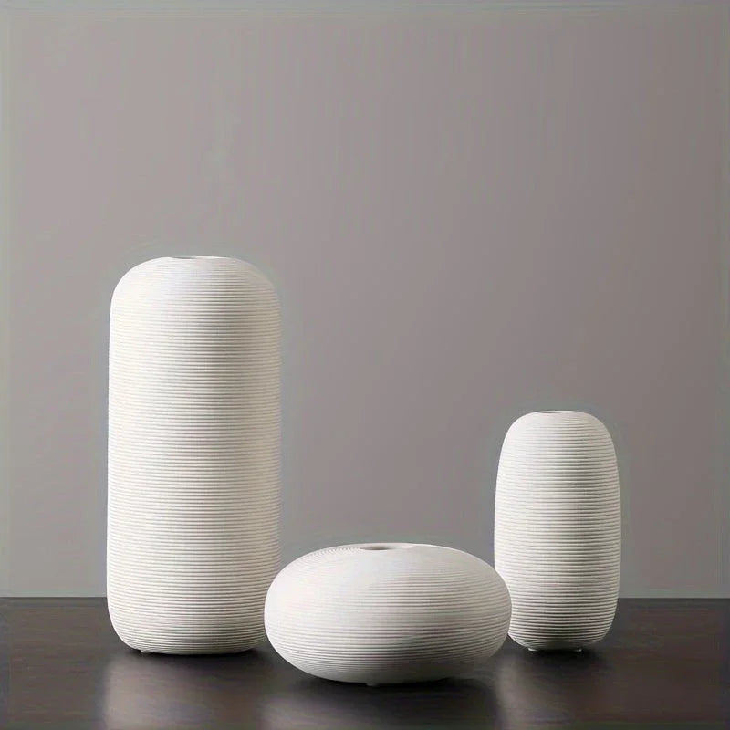 Ceramic Scandinavian Vase for Tabletop Flower Arrangement