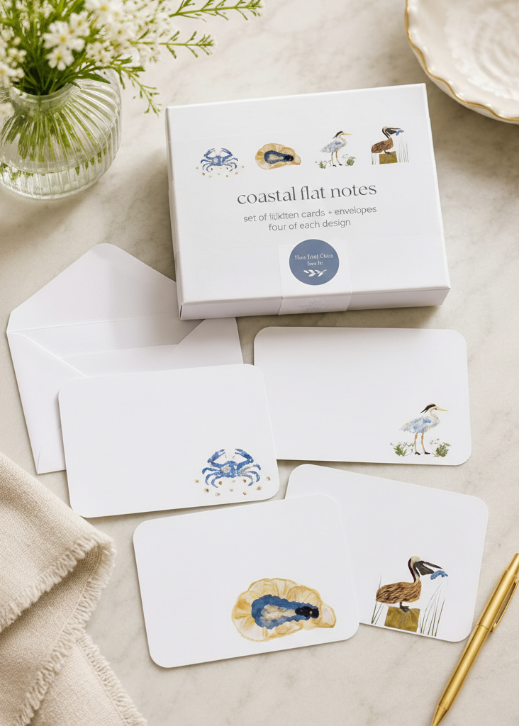 Coastal Flat Note Cards