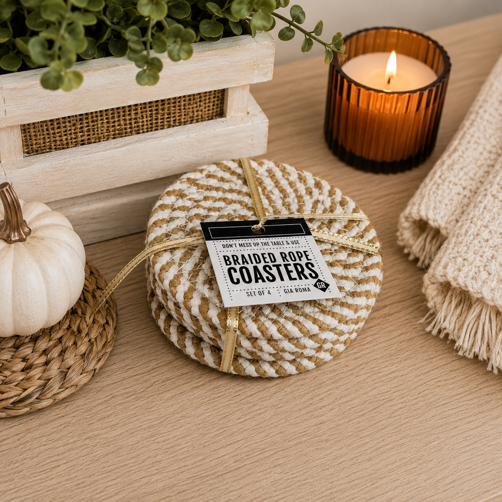 Fall Fabric Coasters
