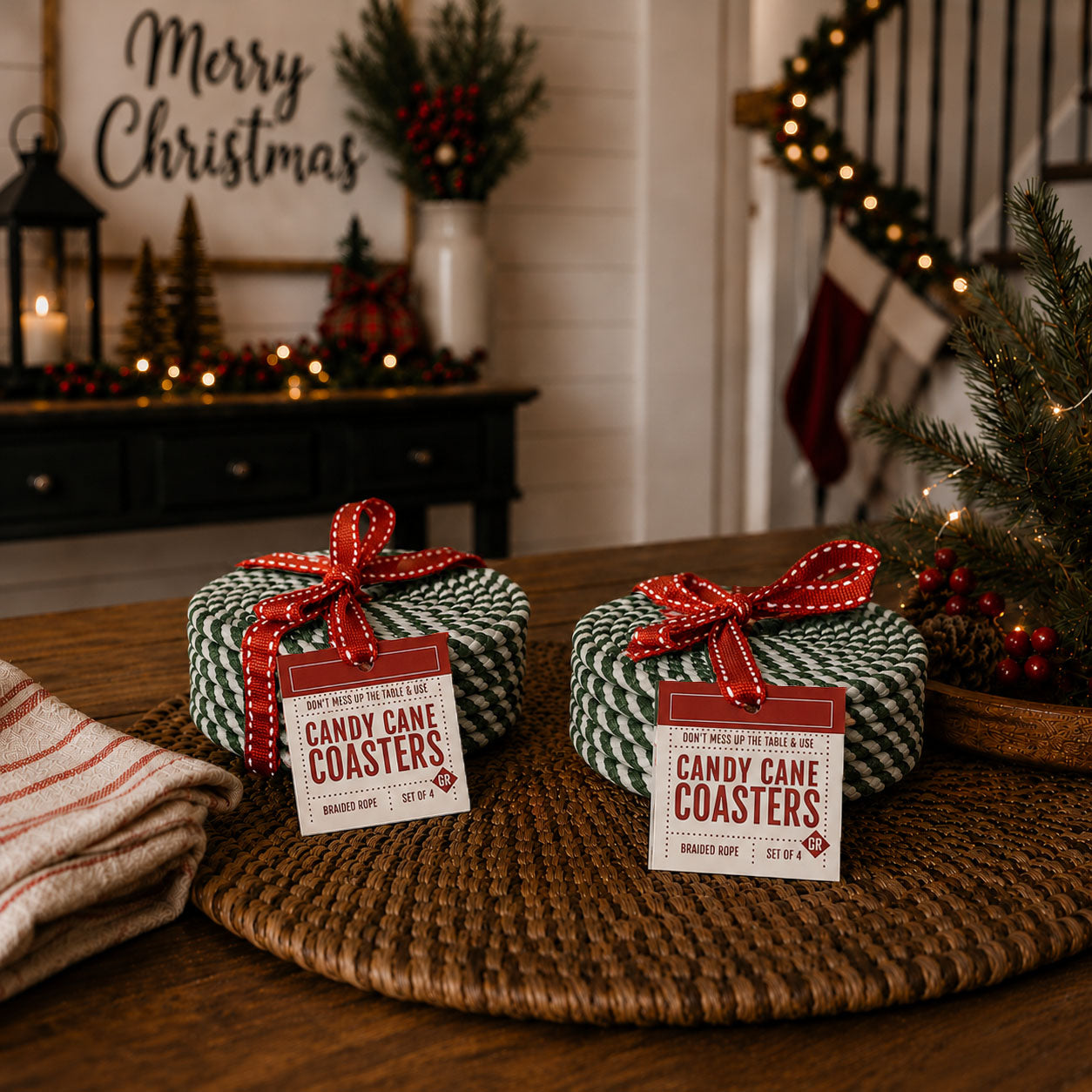 Candy Cane Coaster PRE-ORDER