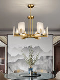 Luxury Copper Marble Chandelier