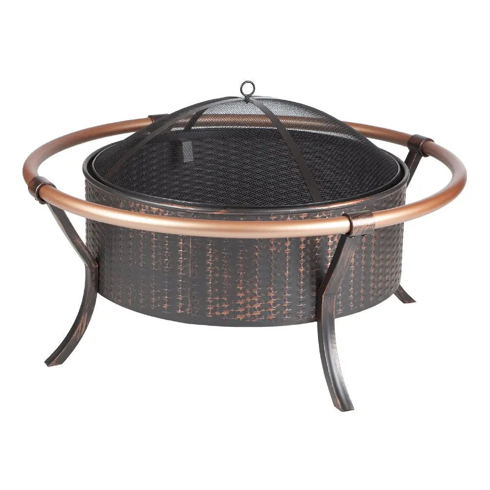 Copper Rail Fire Pit