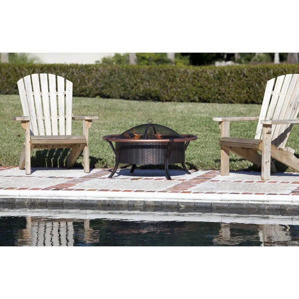 Copper Rail Fire Pit