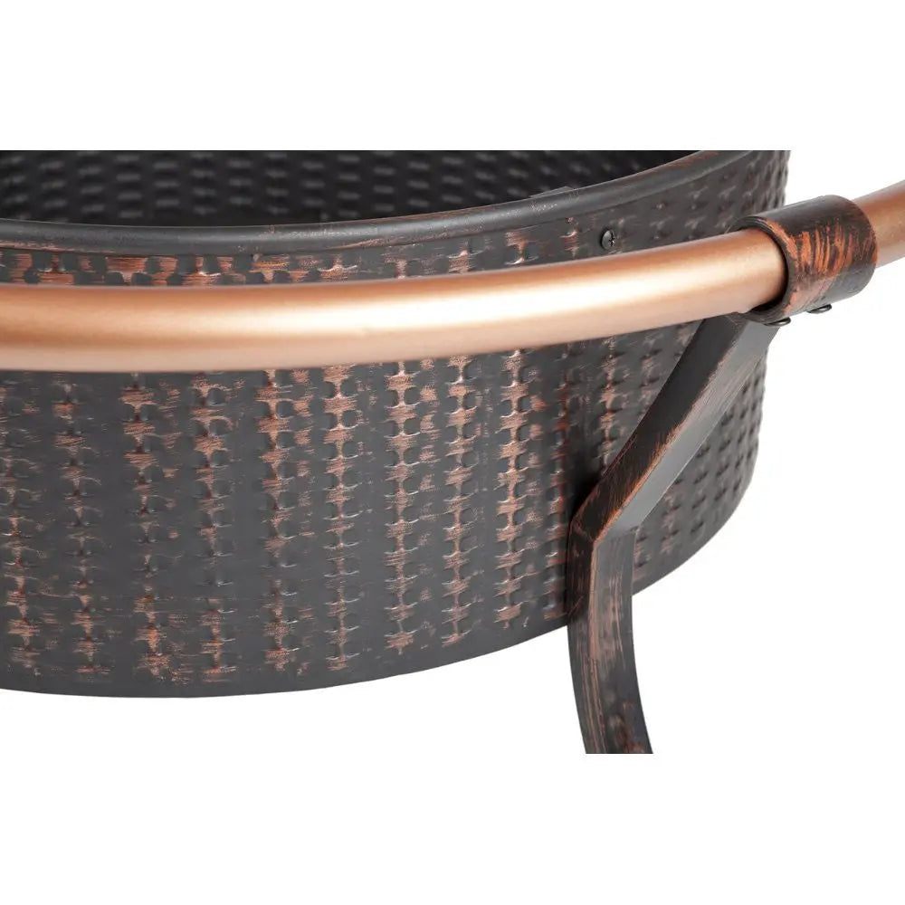 Copper Rail Fire Pit