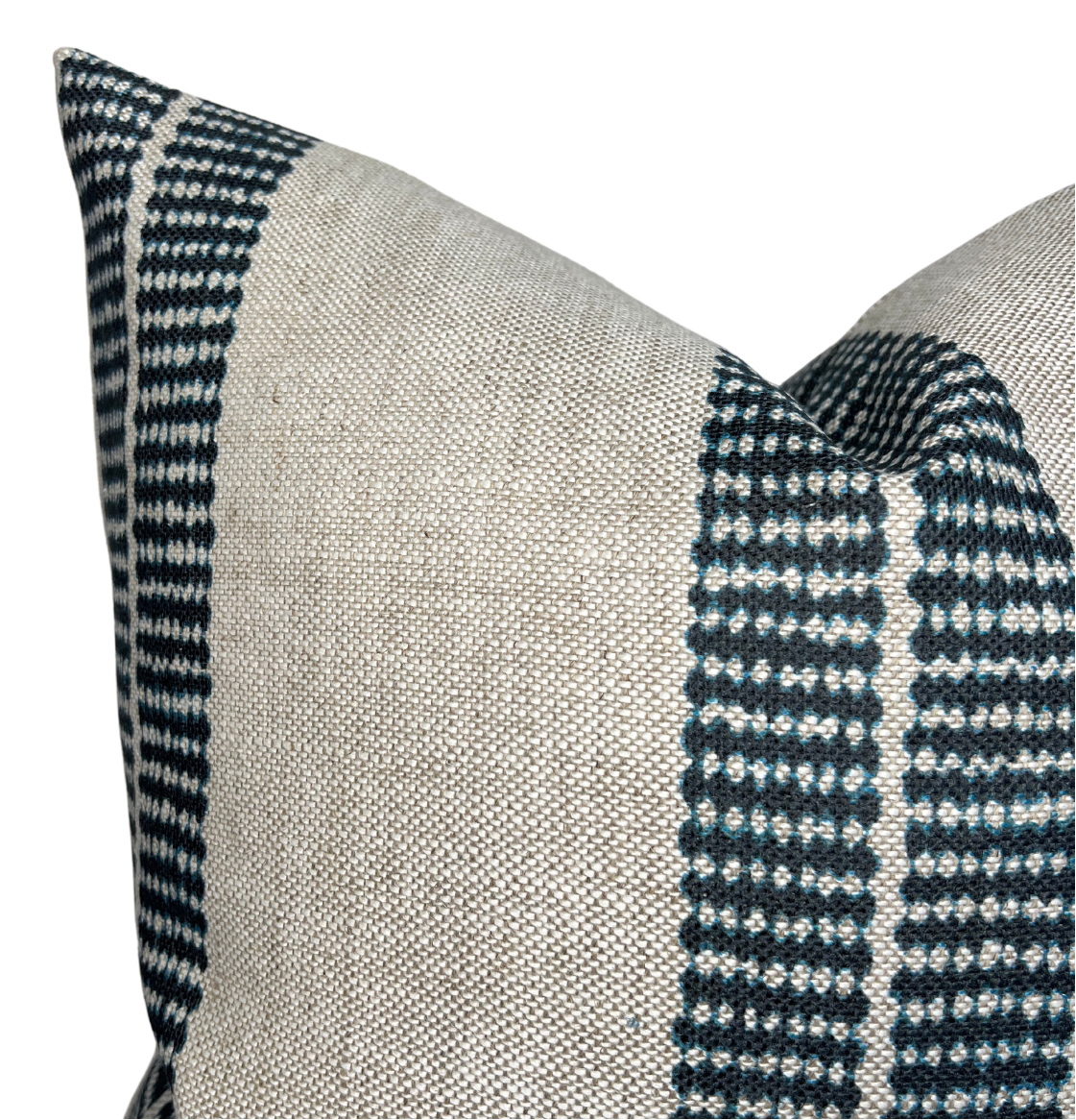 Band Pillow Cover in Indigo, McLaurin + Piercy Textiles