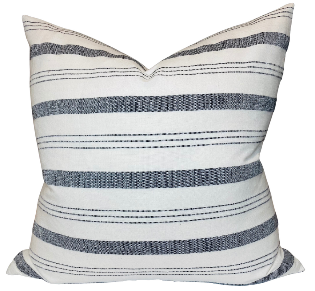 Lima Stripe Pillow Cover in Natural