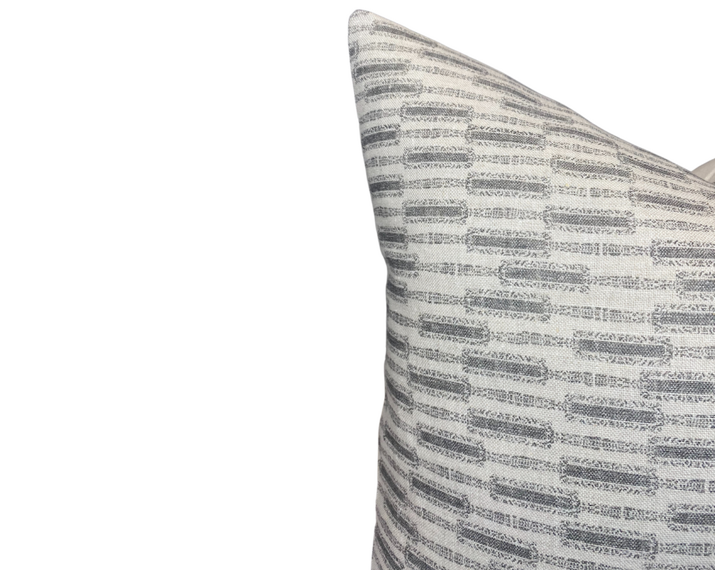 Lacuna Pillow Cover in Kohl, Susan Connor Textiles