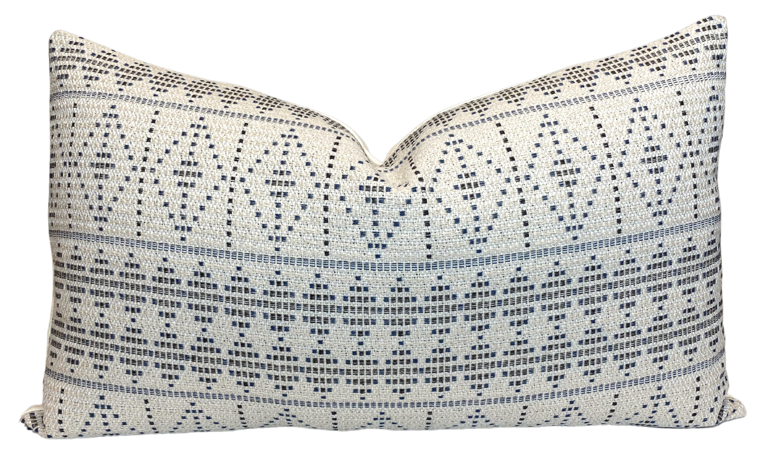 Souk Pillow Cover in Onyx Indigo, Indoor Outdoor Pillows, Peter Dunham Textiles