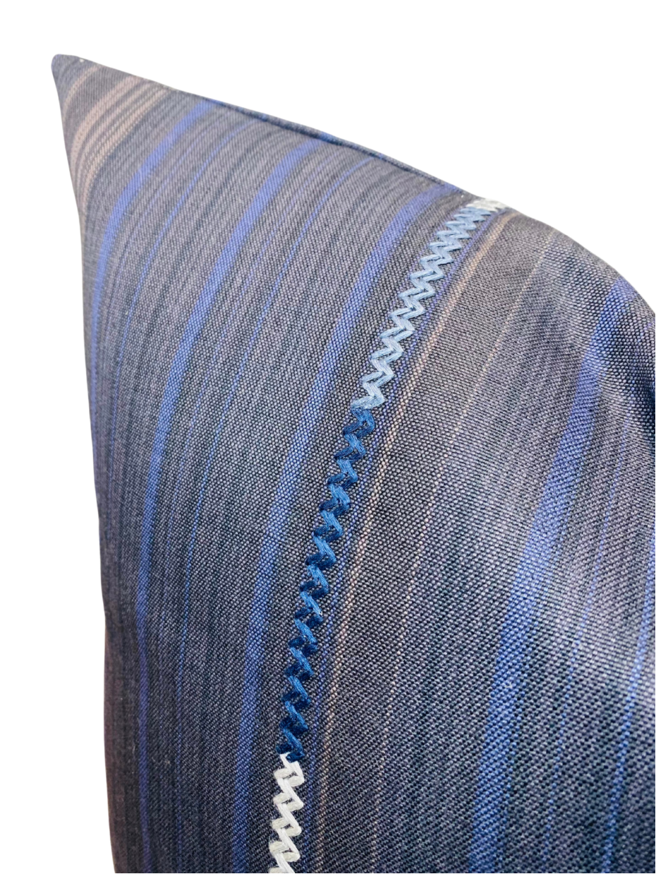 Barodo Pillow Cover in Navy Blue