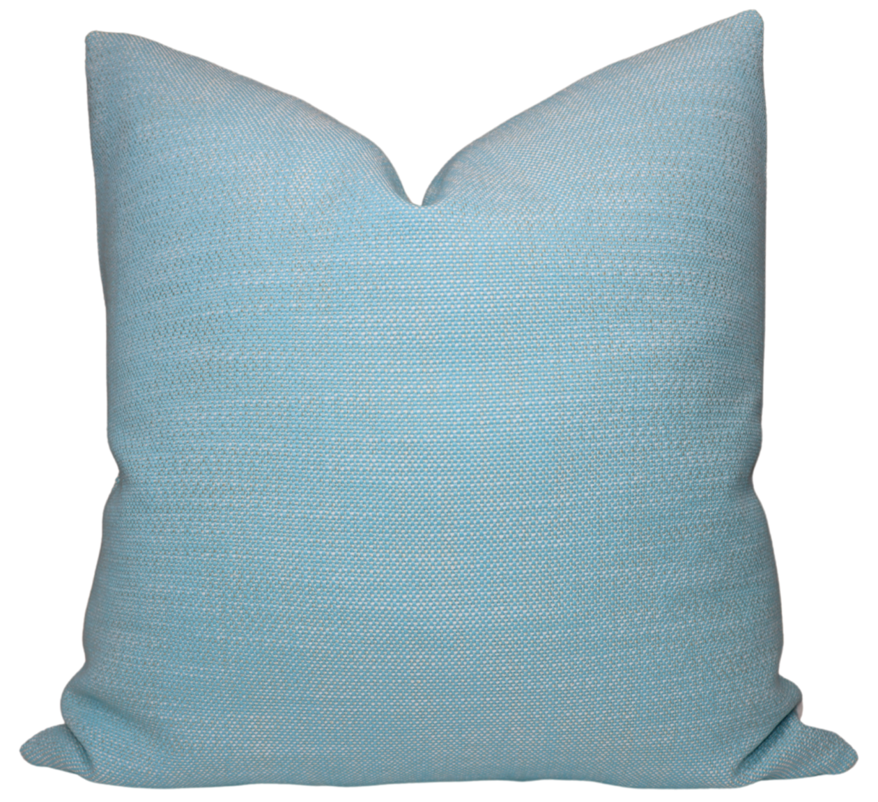 Outdoor Rough 'n Rowdy Woven Pillow Cover in Poolside Blue