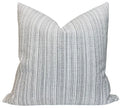 Veranda Strie Pillow Cover in Grey