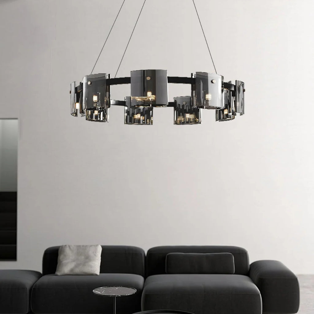 Corlota Circular Glass Chandelier