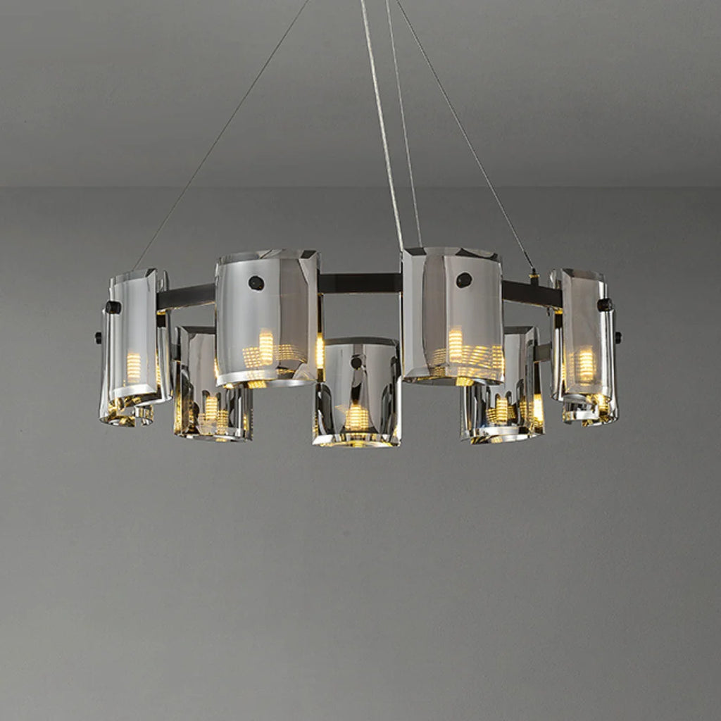 Corlota Circular Glass Chandelier