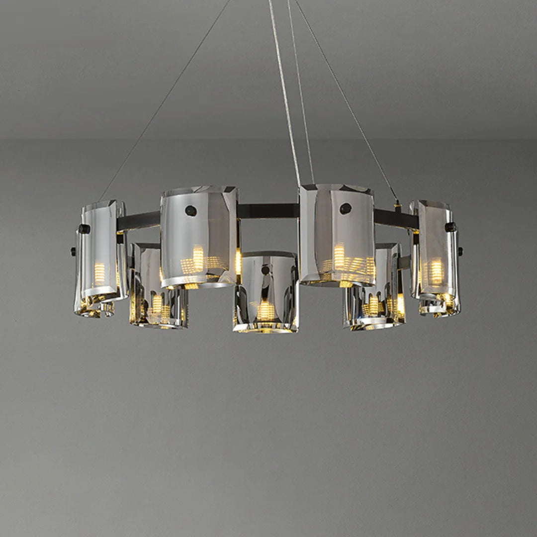 Corlota Circular Glass Chandelier