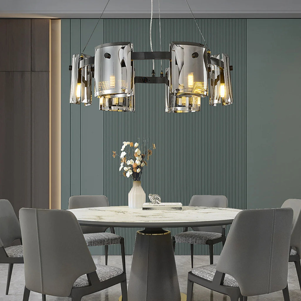 Corlota Circular Glass Chandelier