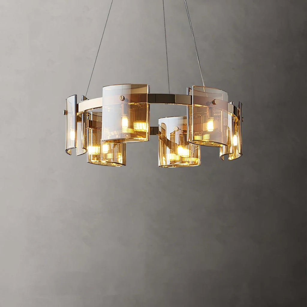 Corlota Circular Glass Chandelier