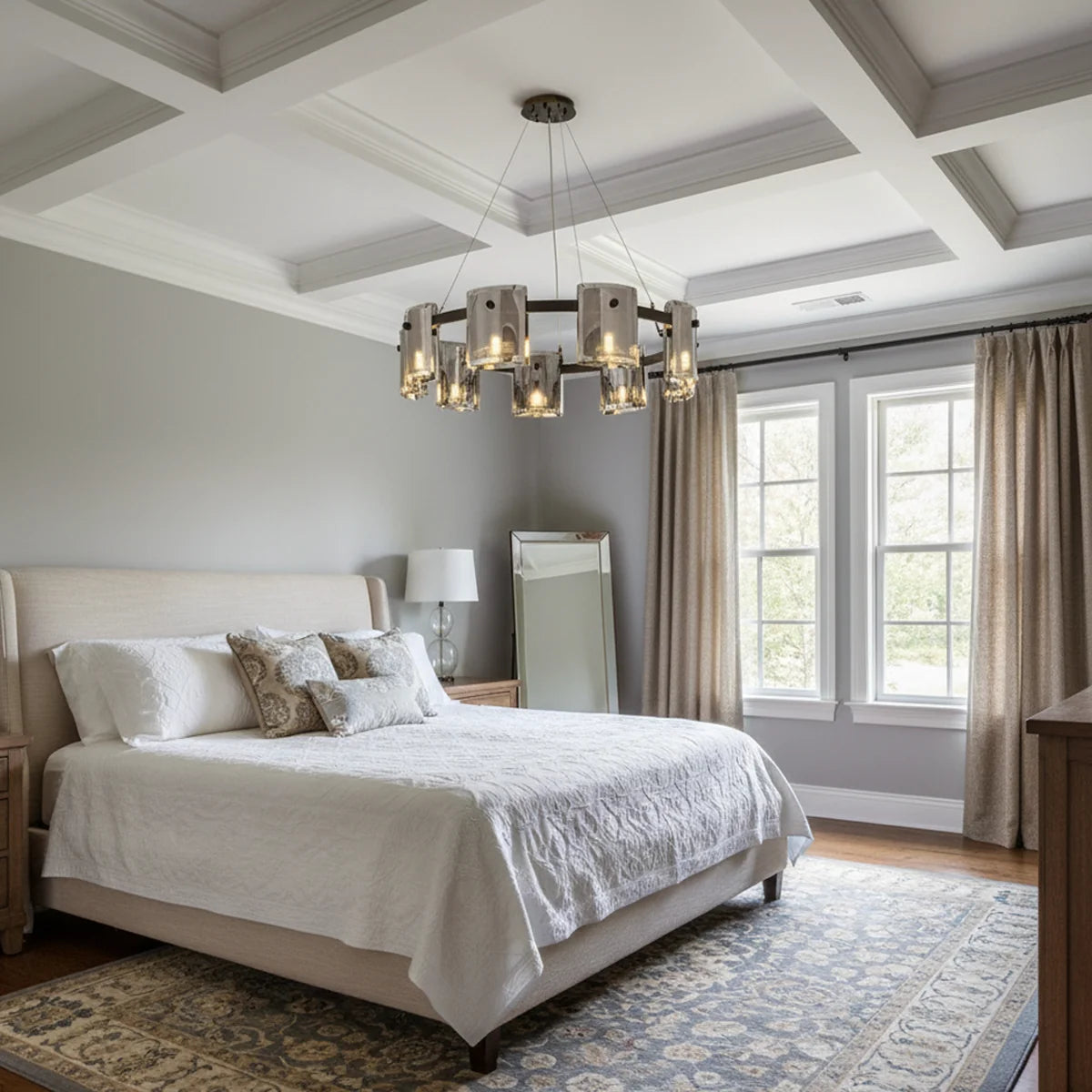 Corlota Circular Glass Chandelier