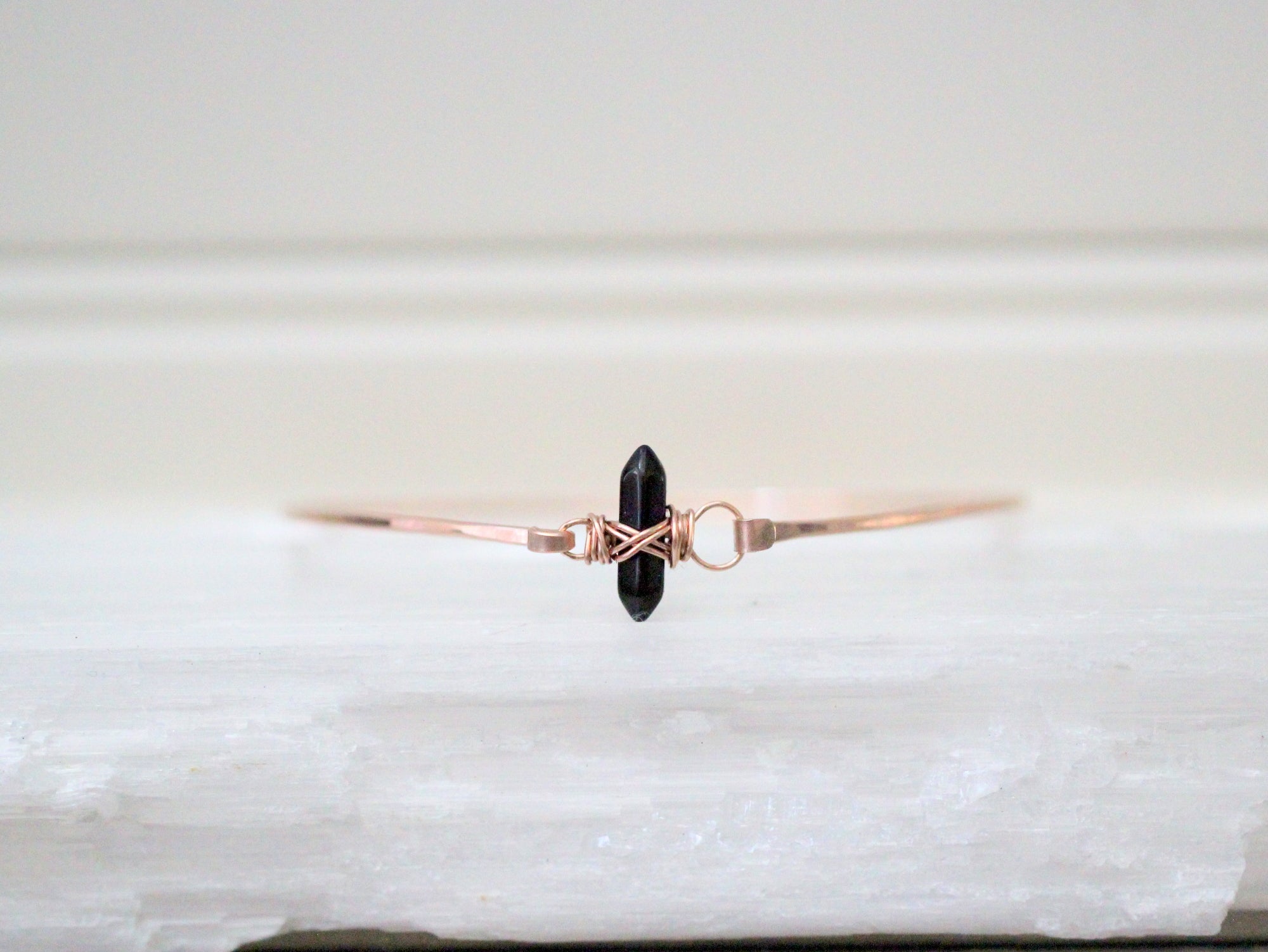 Crest Bracelet - Obsidian