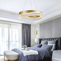 Golden Ring Crystal Light Luxury Chandelier