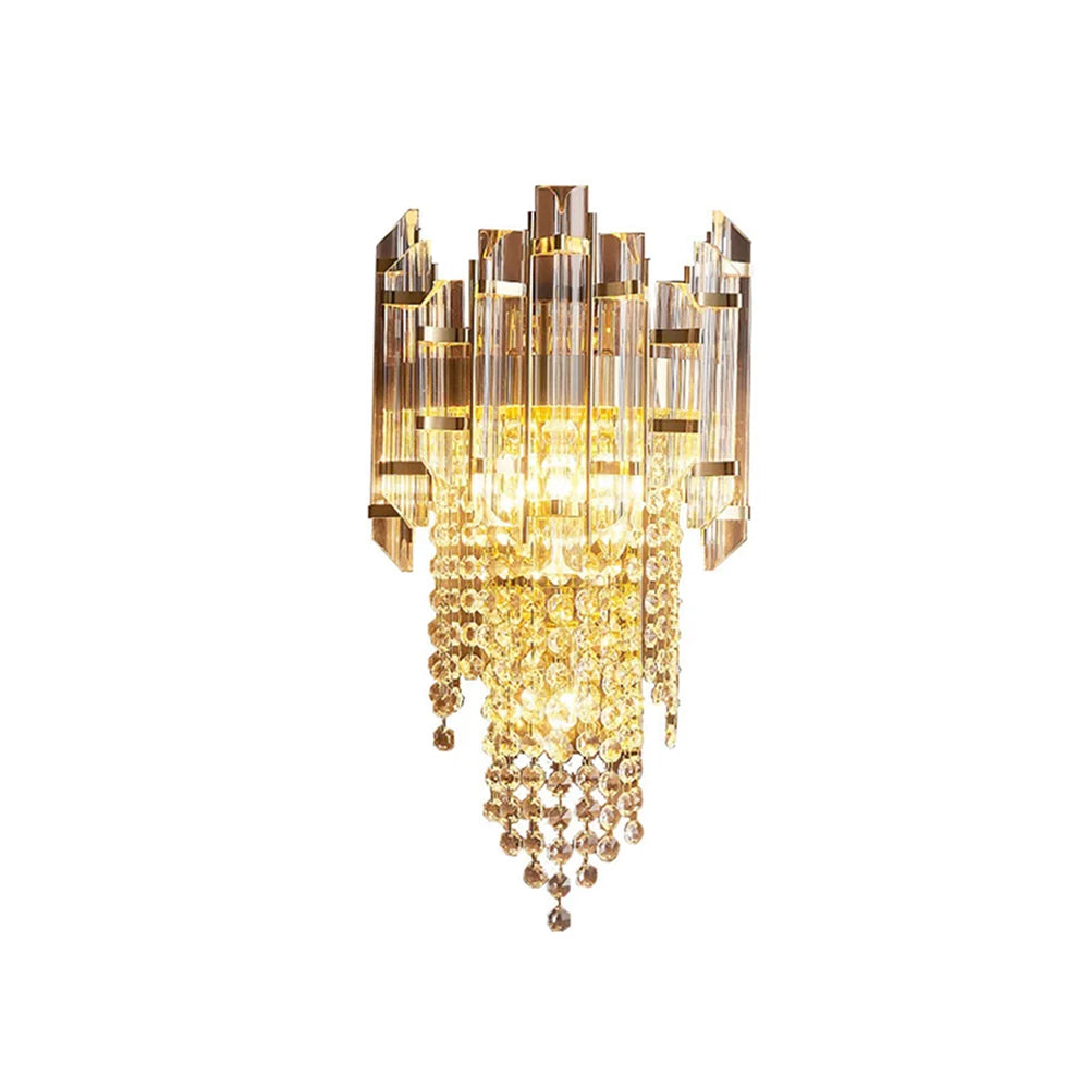 Crystal Tiered Luxury Wall Lamp