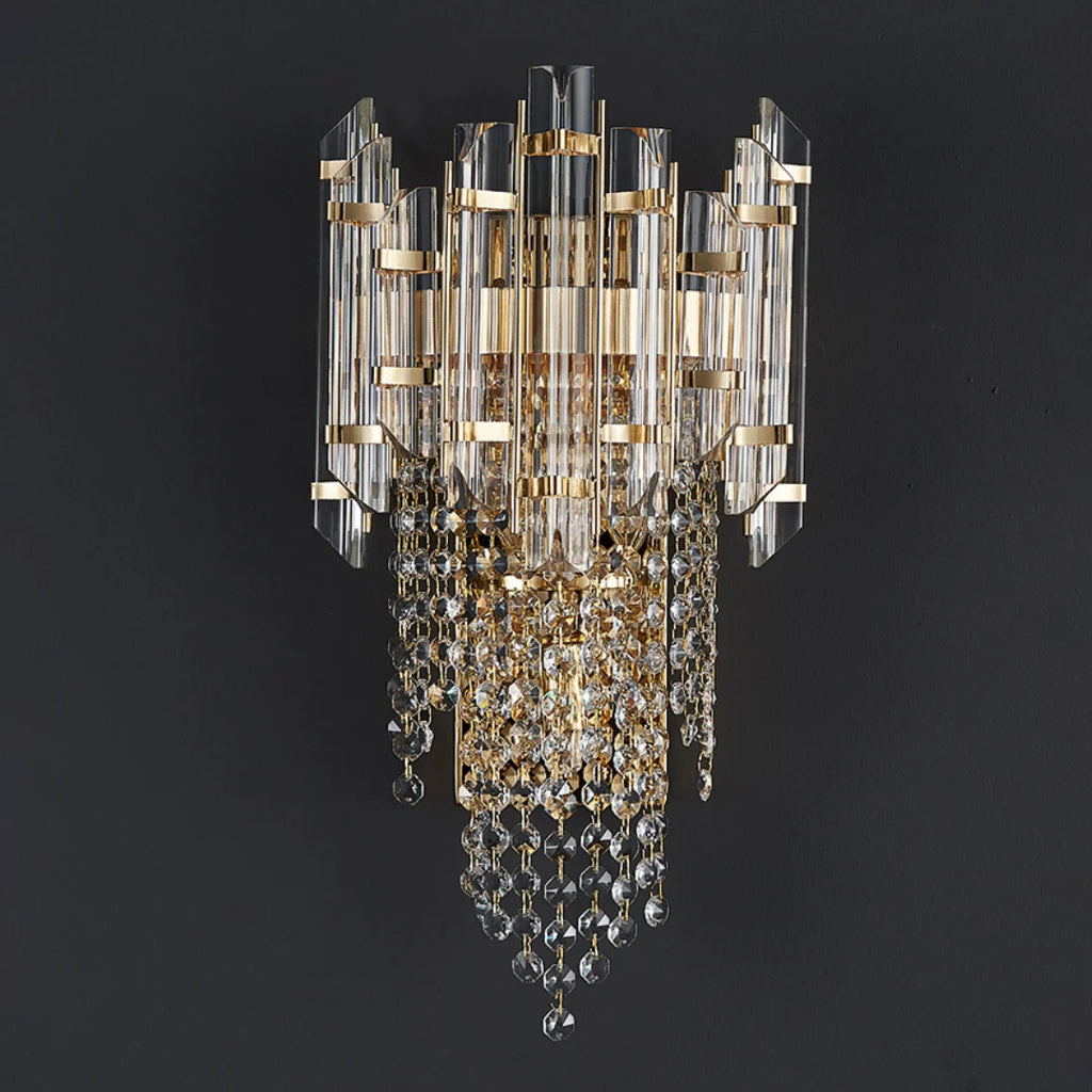 Crystal Tiered Luxury Wall Lamp