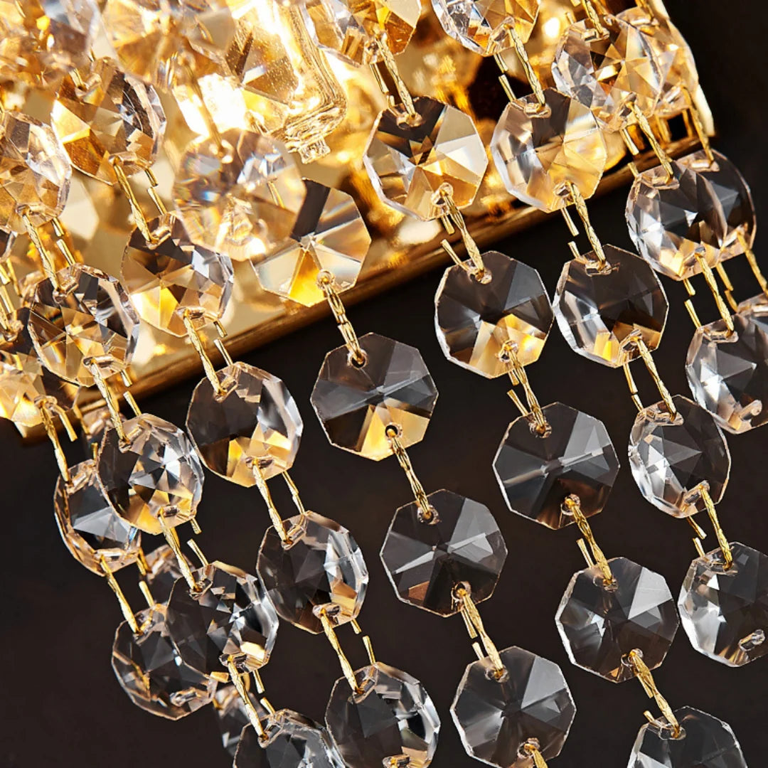 Crystal Tiered Luxury Wall Lamp