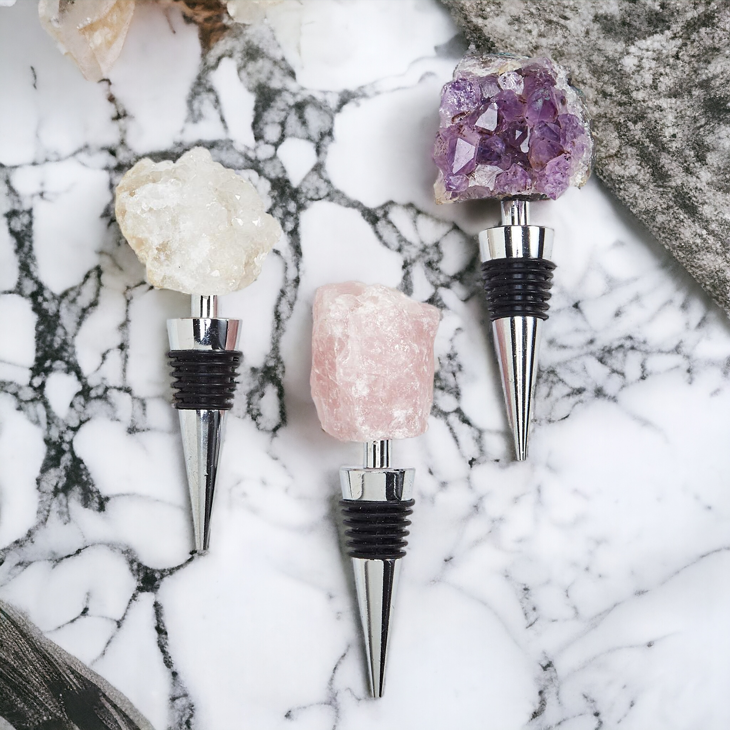 Natural Stone Wine Bottle Stoppers