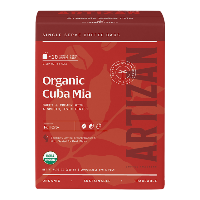 Organic Cuba Mia Coffee Singles