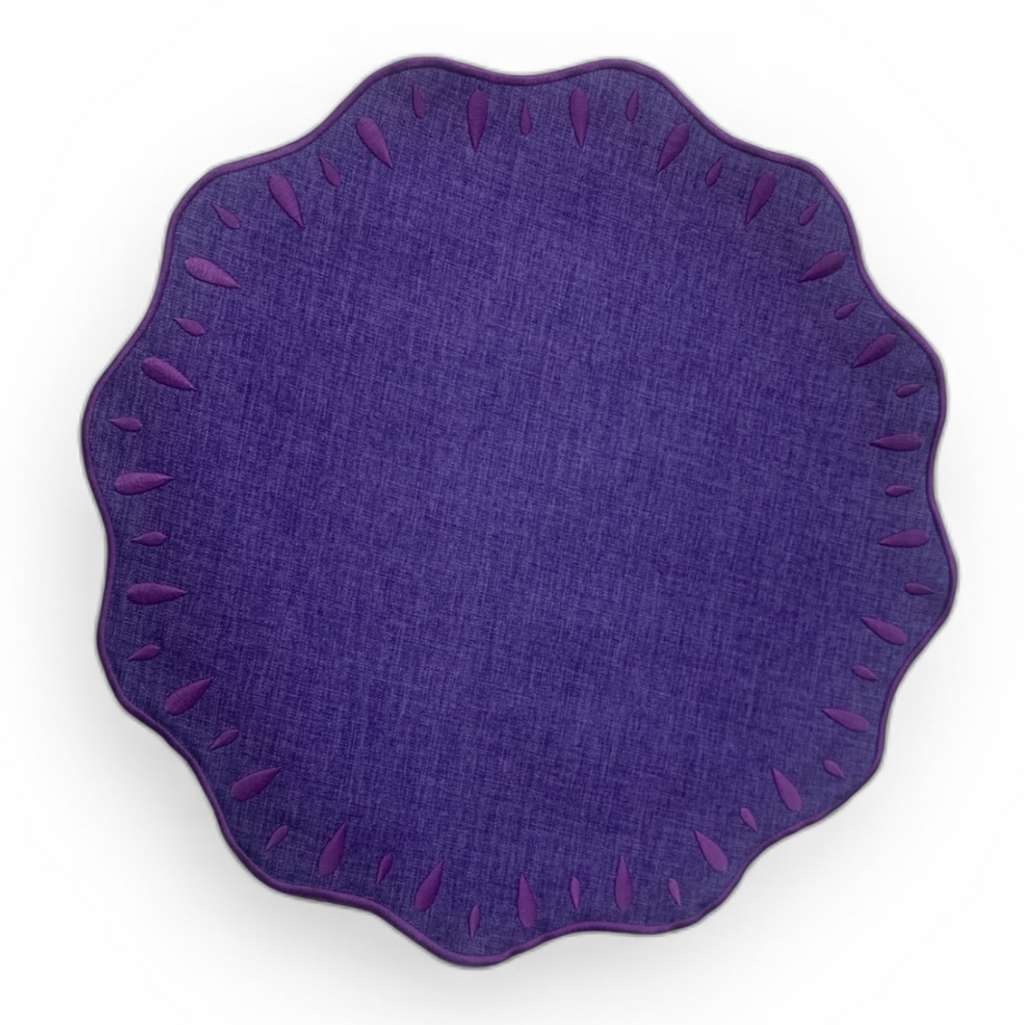 Lilac Scalloped Placemats (Set of 2)