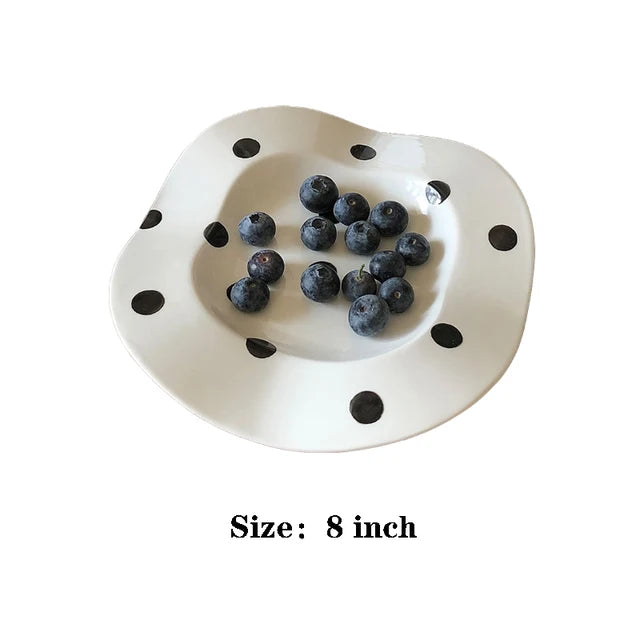 Sculptural Patterned Ceramic Plates