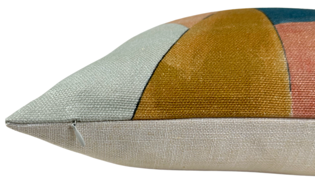 District Pillow Cover in Apricot, Kelly Wearstler Textiles