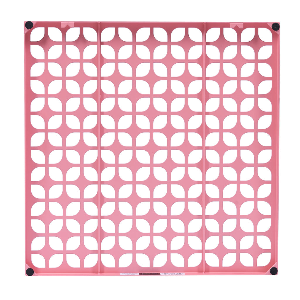 Breeze Block Metal Wall Tile: 15.5" x 15.5" Pink