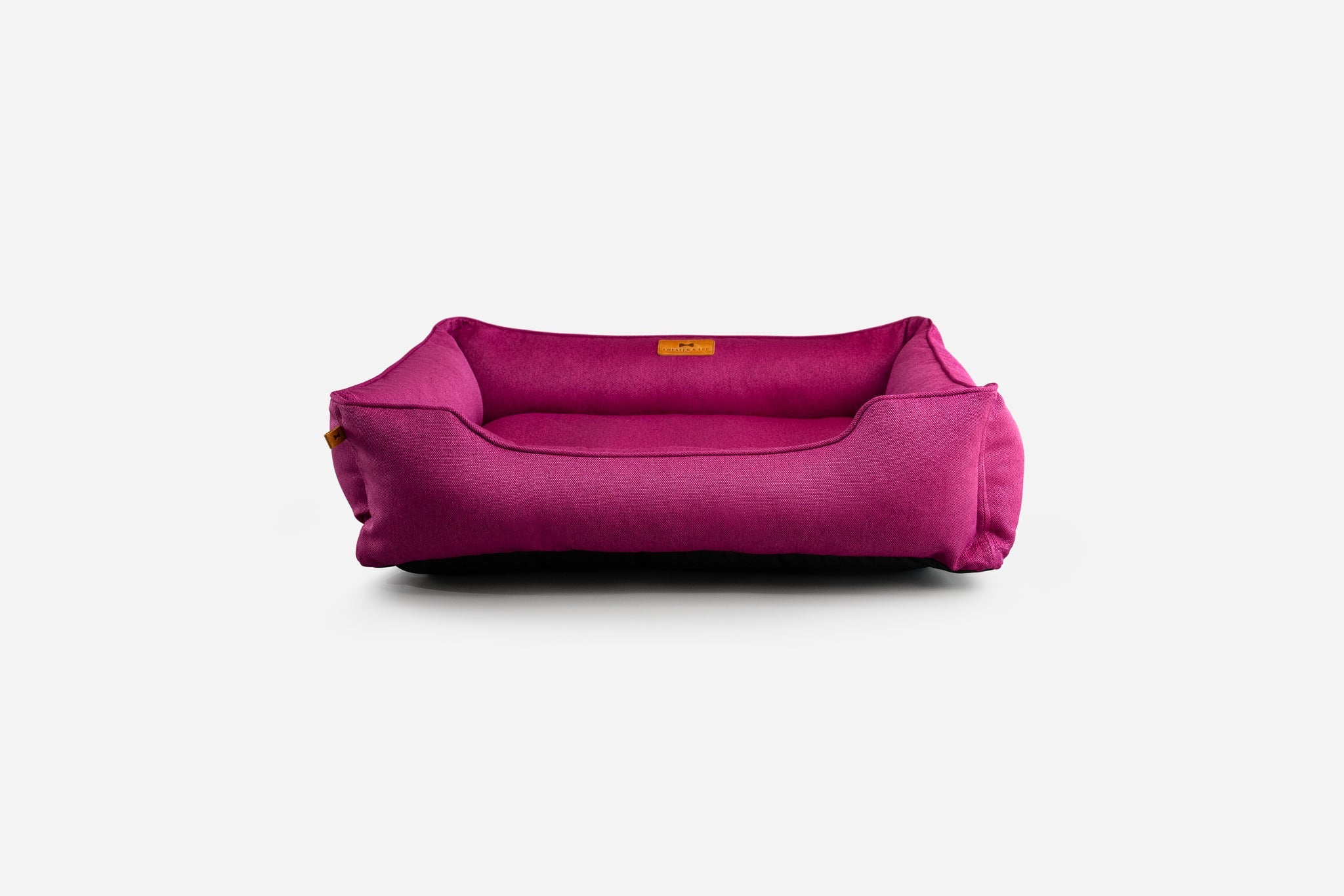 Chester & Lee Cotton Sleeper Dog Bed — Berry Pink