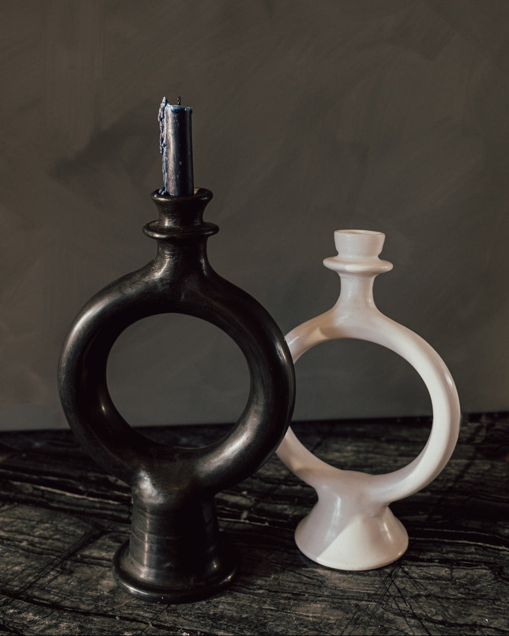 Moroccan Glazed Terracotta Candle Holder