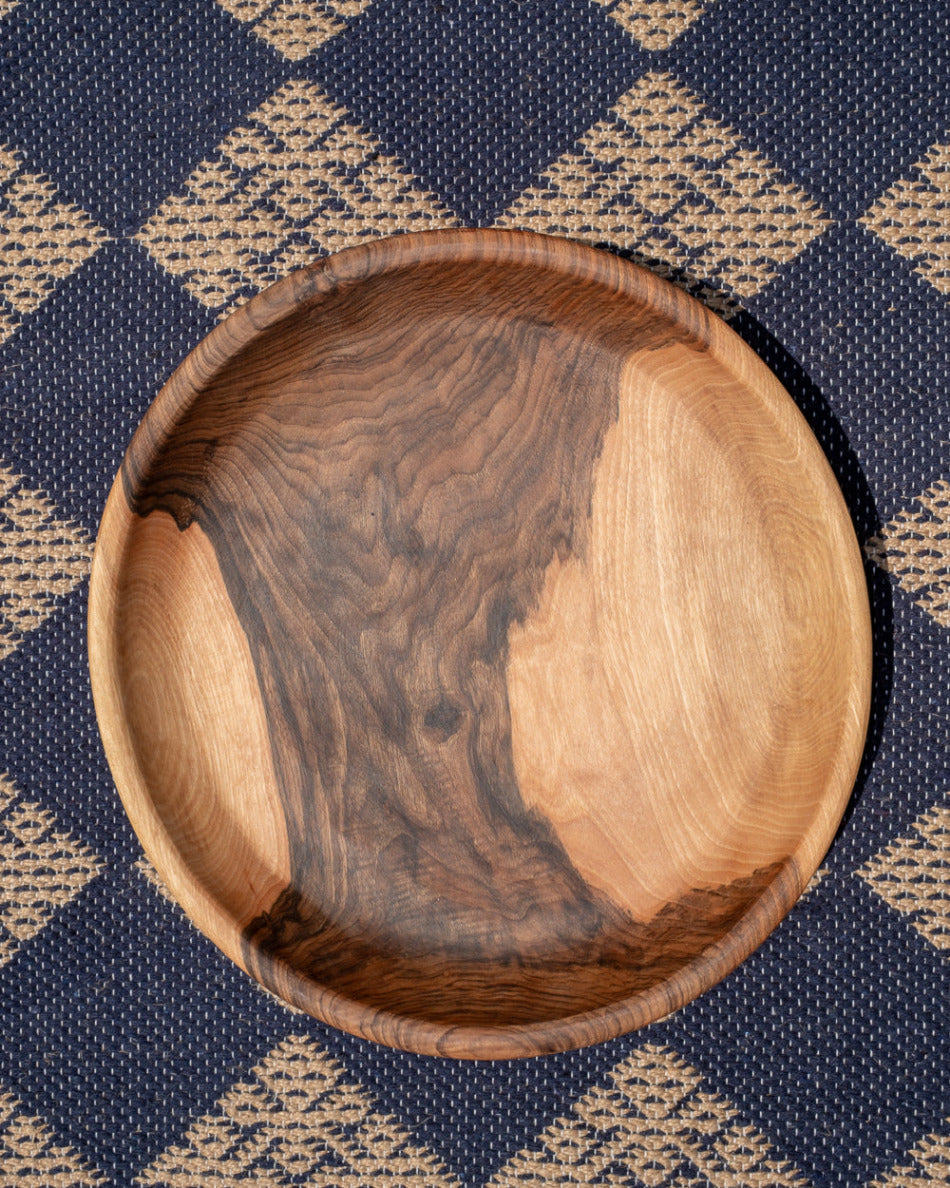 Walnut Ottoman Tray