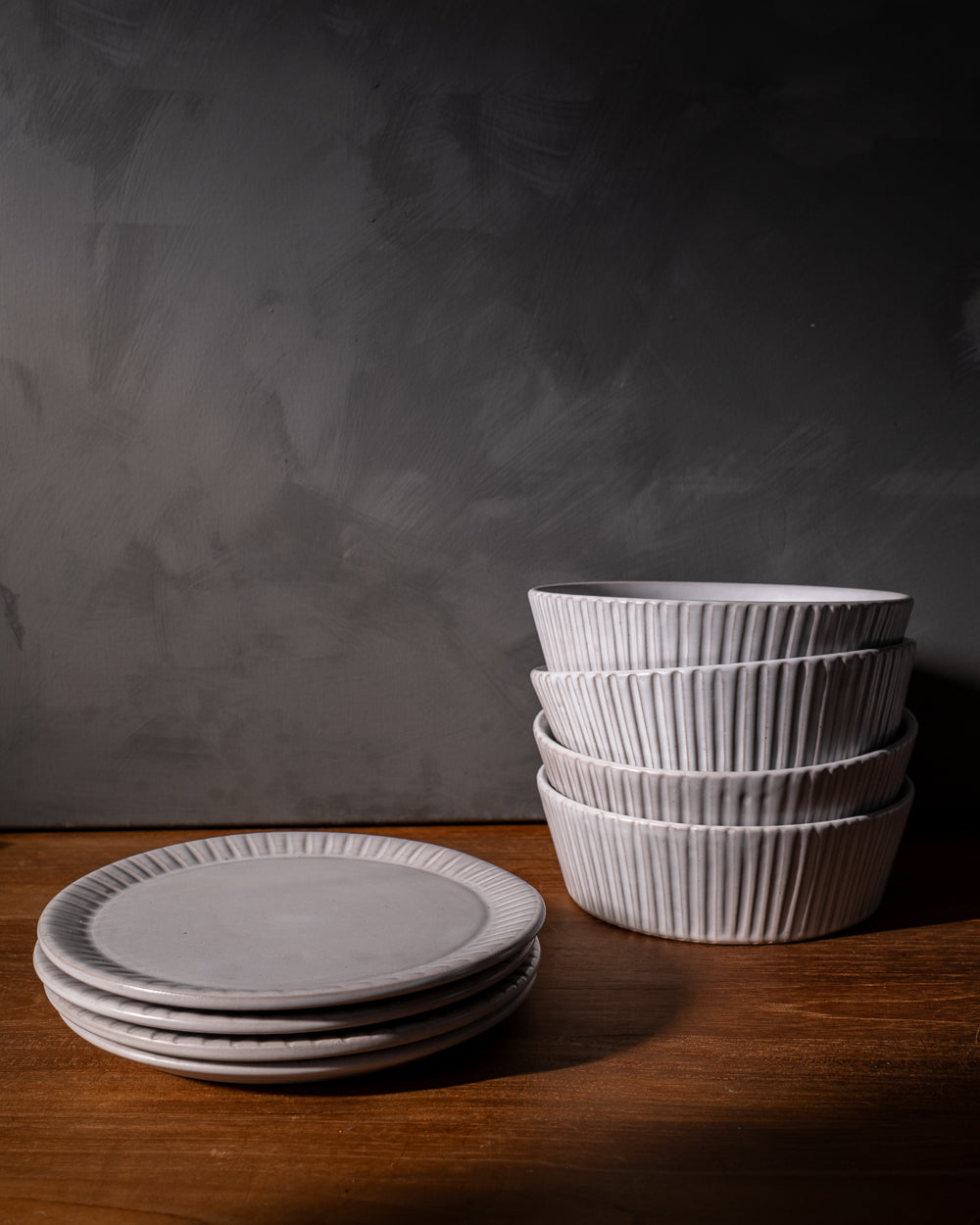 Cloud Lines Pasta Bowl - Set of 4