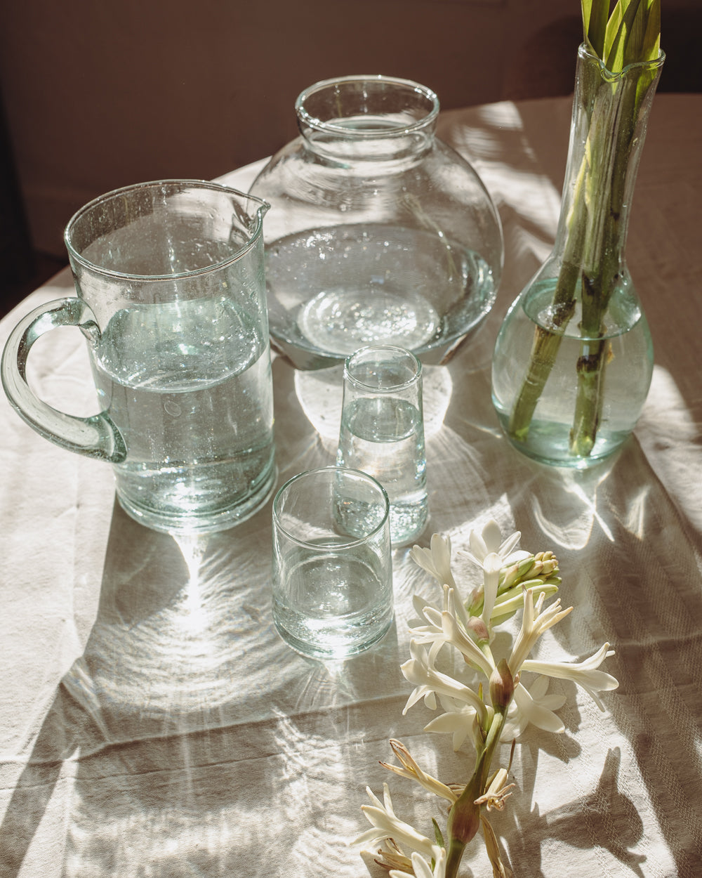 Kade Recycled Glass Pitcher