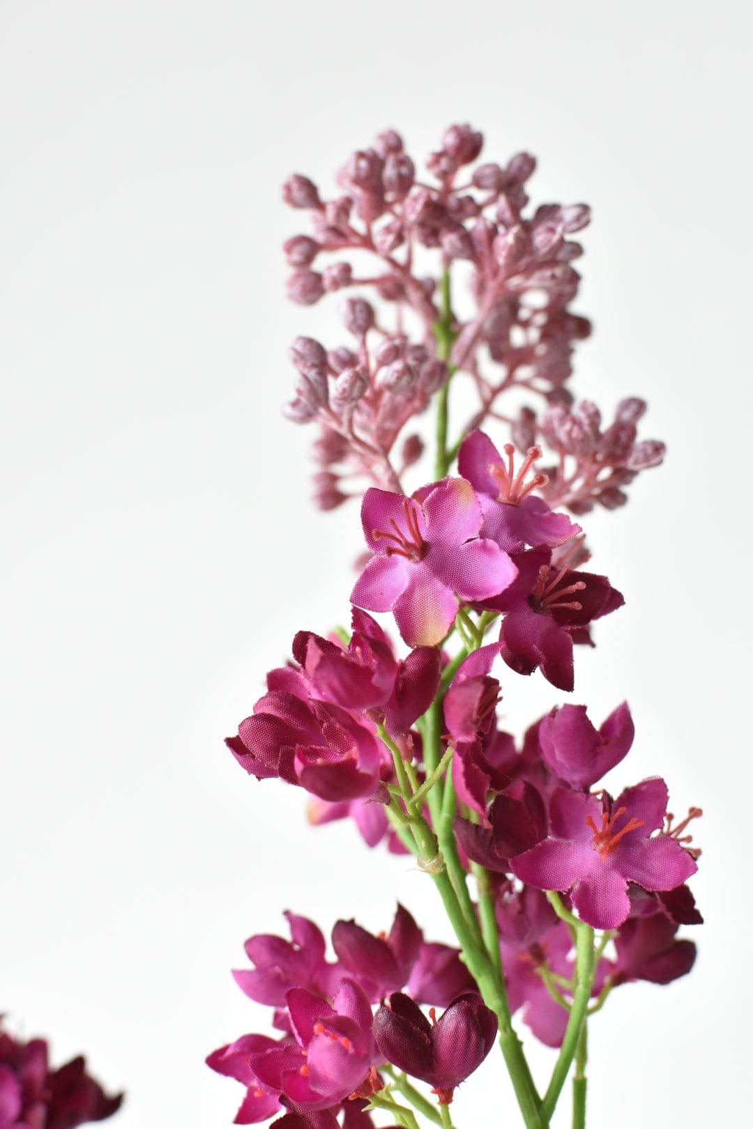 34.5" Faux Vibrant Pink/Purple Lilac Stem