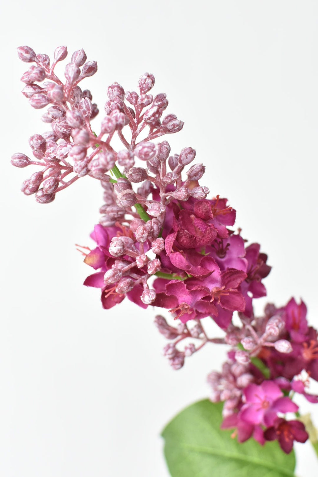 34.5" Faux Vibrant Pink/Purple Lilac Stem