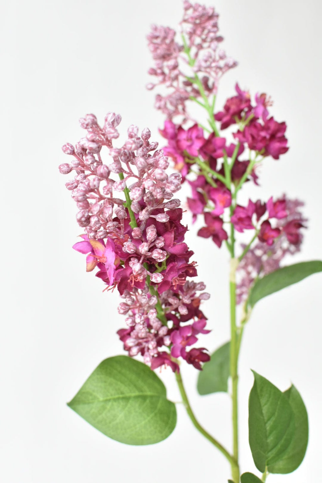 34.5" Faux Vibrant Pink/Purple Lilac Stem