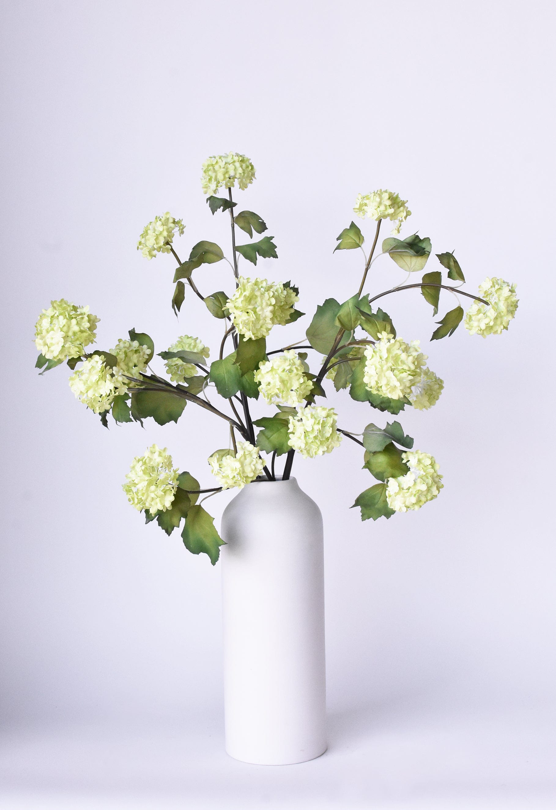 30" Faux Green Snowball Hydrangea Stem