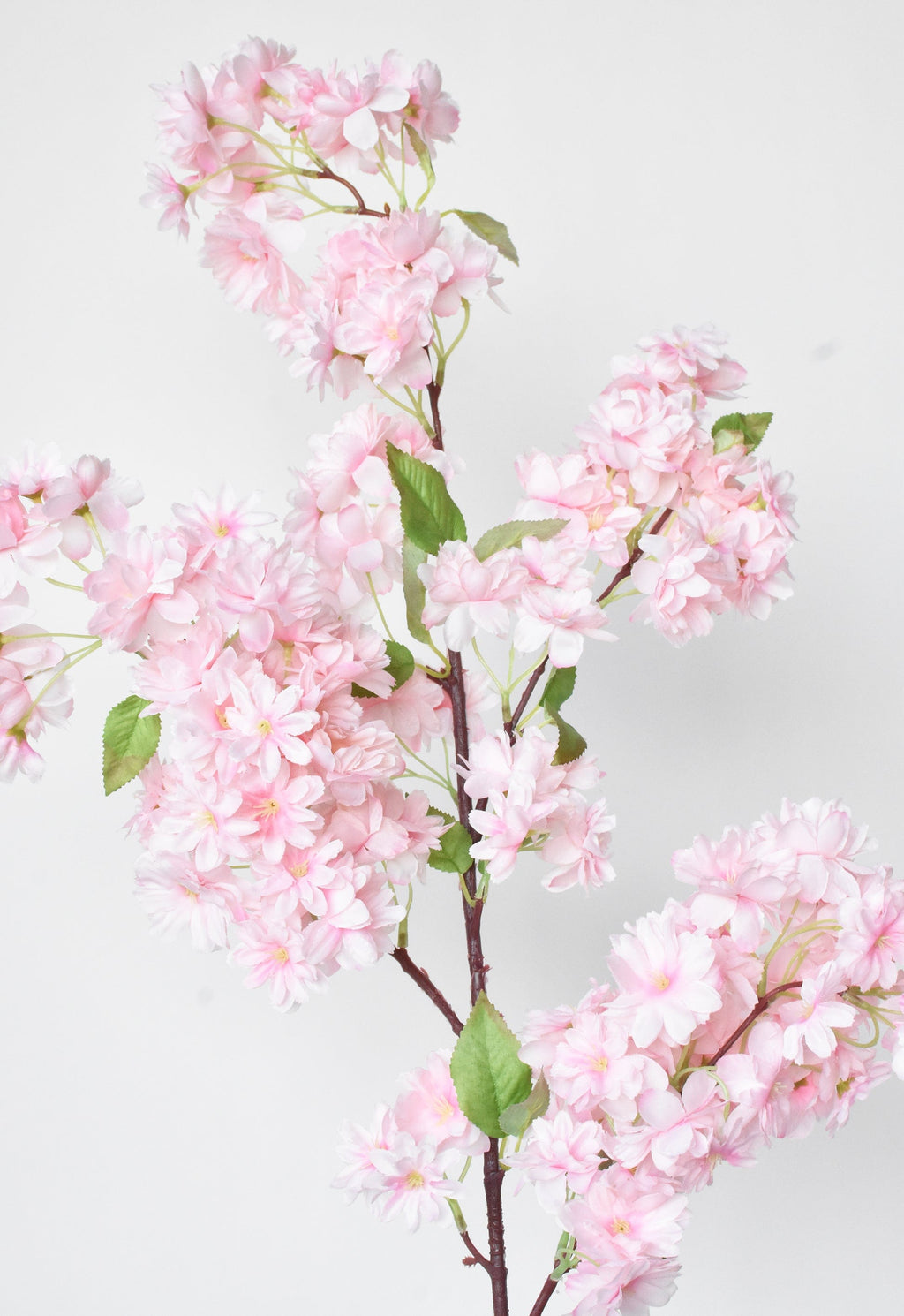 40" Faux Cherry Blossom Branch Stem Pink