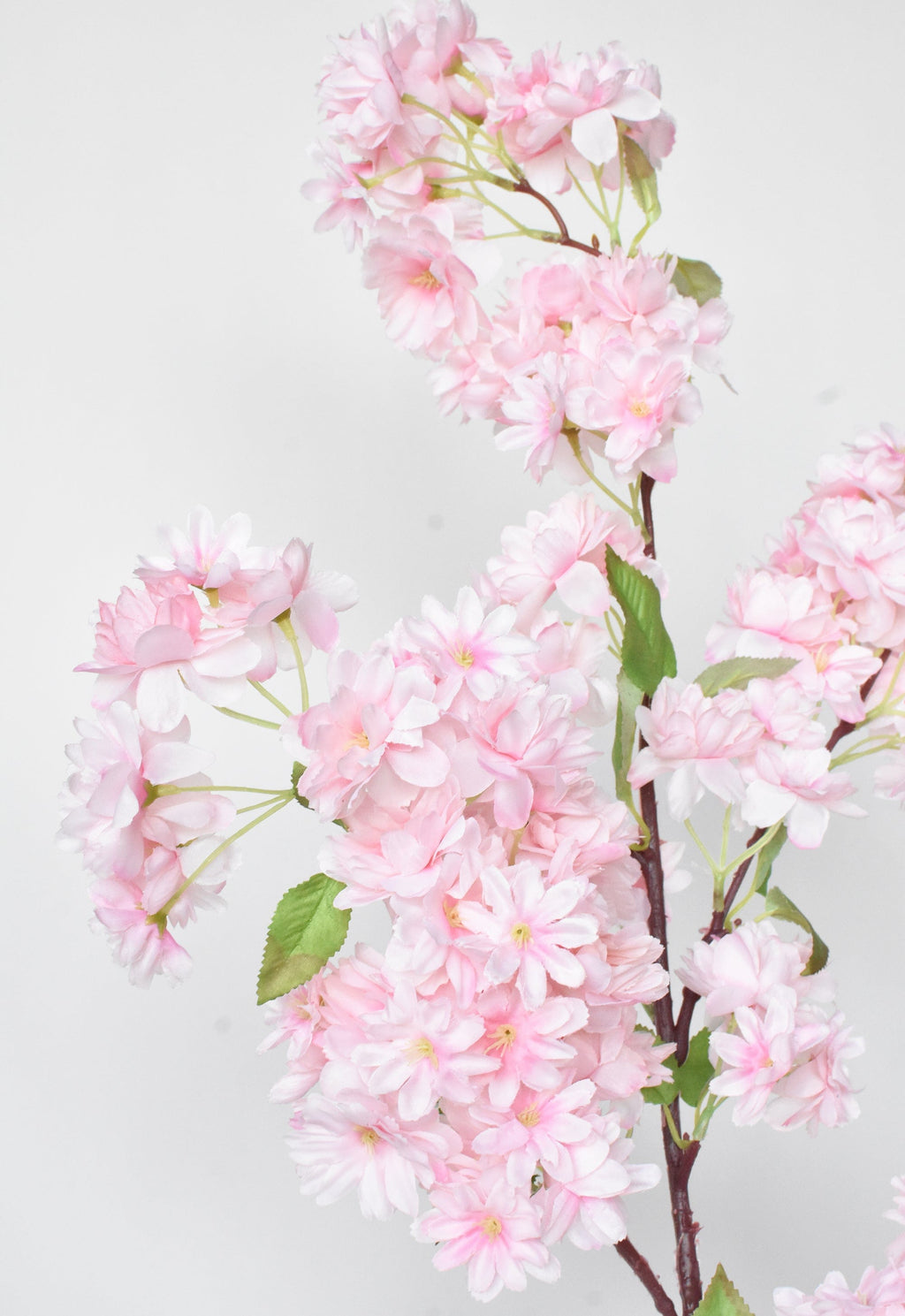 40" Faux Cherry Blossom Branch Stem Pink
